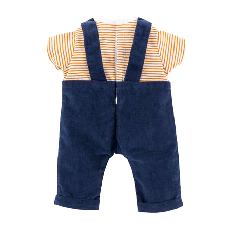 T-shirt Corolle et salopette bleu marine, 36cm