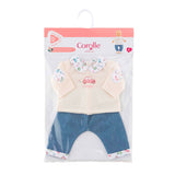 T-shirt et jean Corolle pour poupée bébé, 36cm