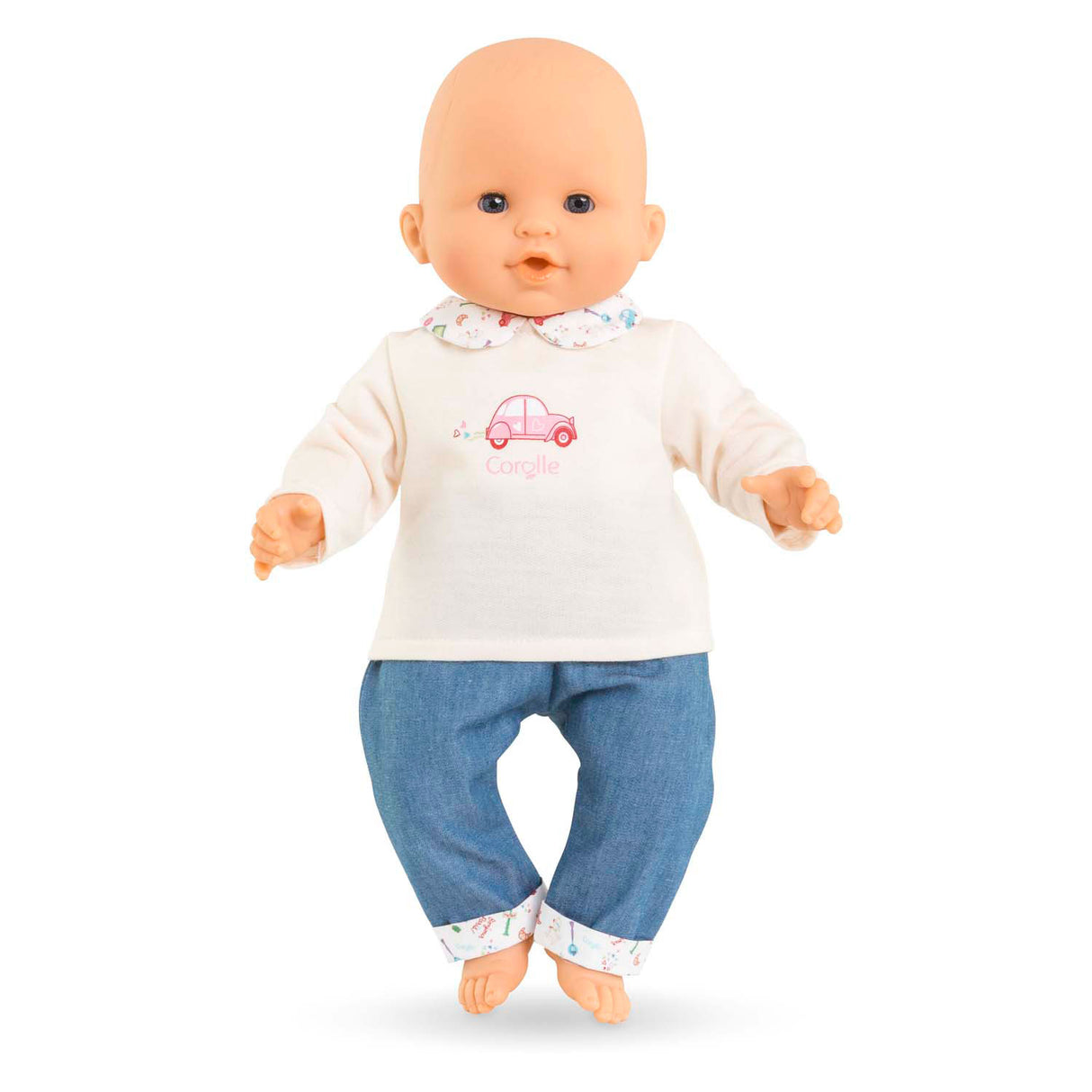 T-shirt et jean Corolle pour poupée bébé, 36cm