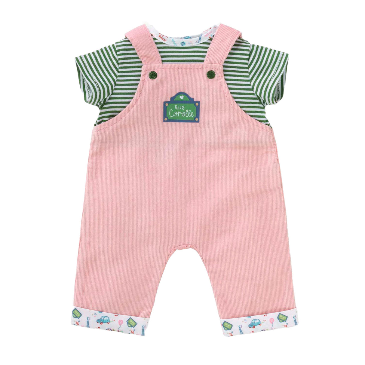 T-shirt et salopette Corolle pour poupée bébé, 36cm