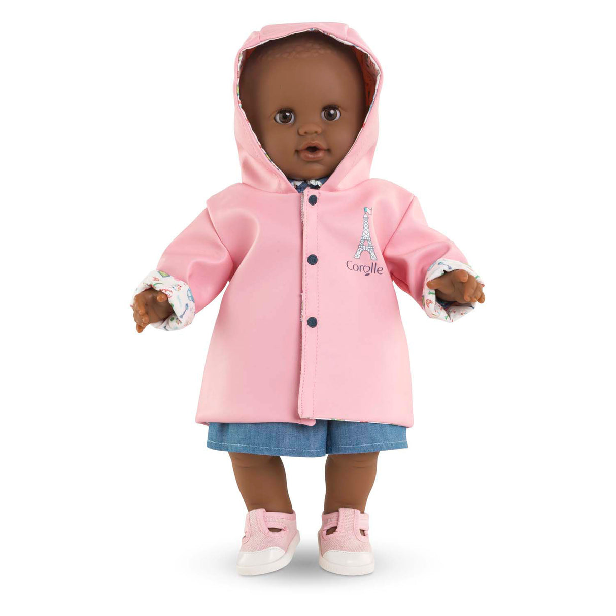 Imperméable réversible Corolle pour poupée, 36cm