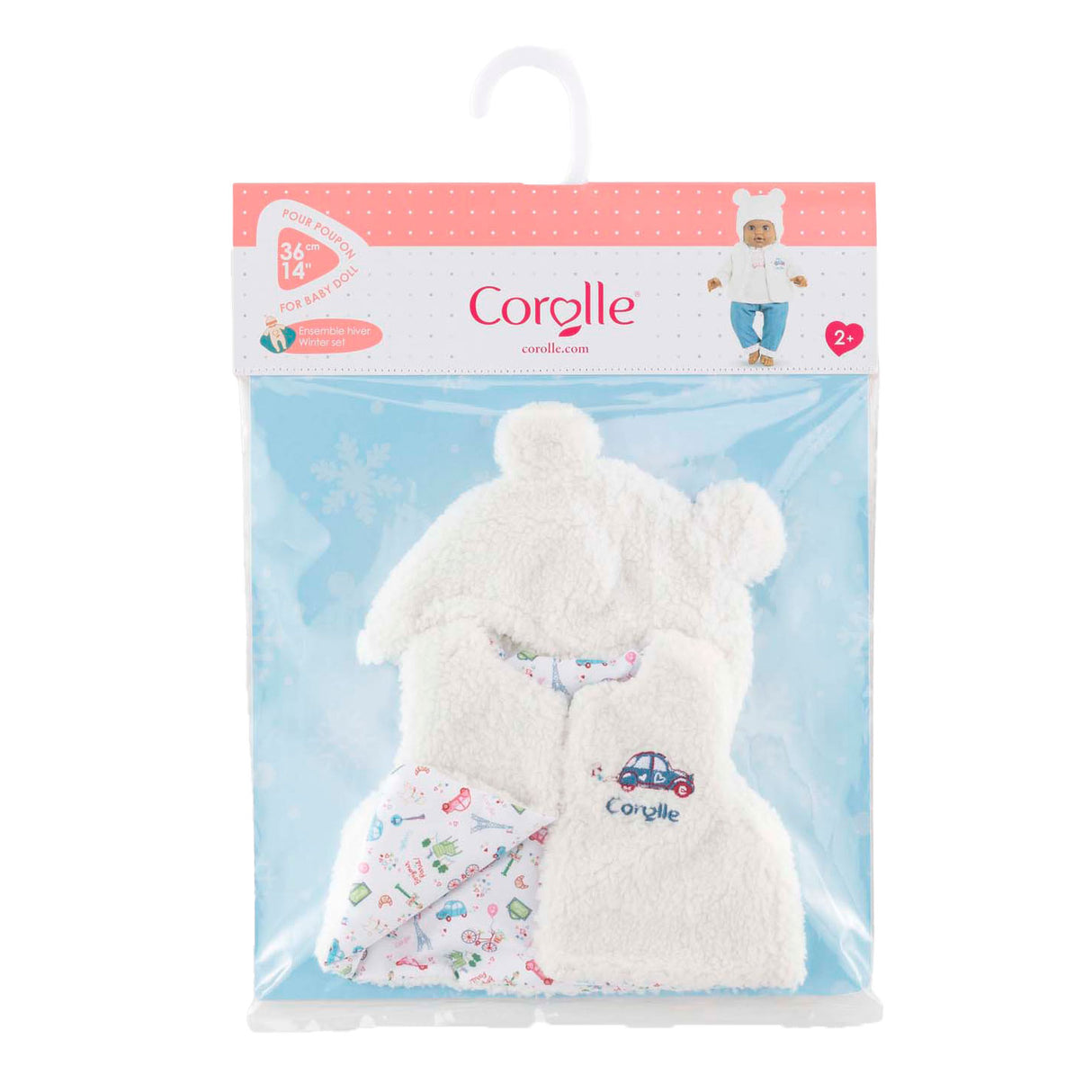 Ensemble hiver Corolle pour poupée bébé, 36cm