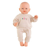 Survêtement Corolle beige pour poupée bébé, 42cm