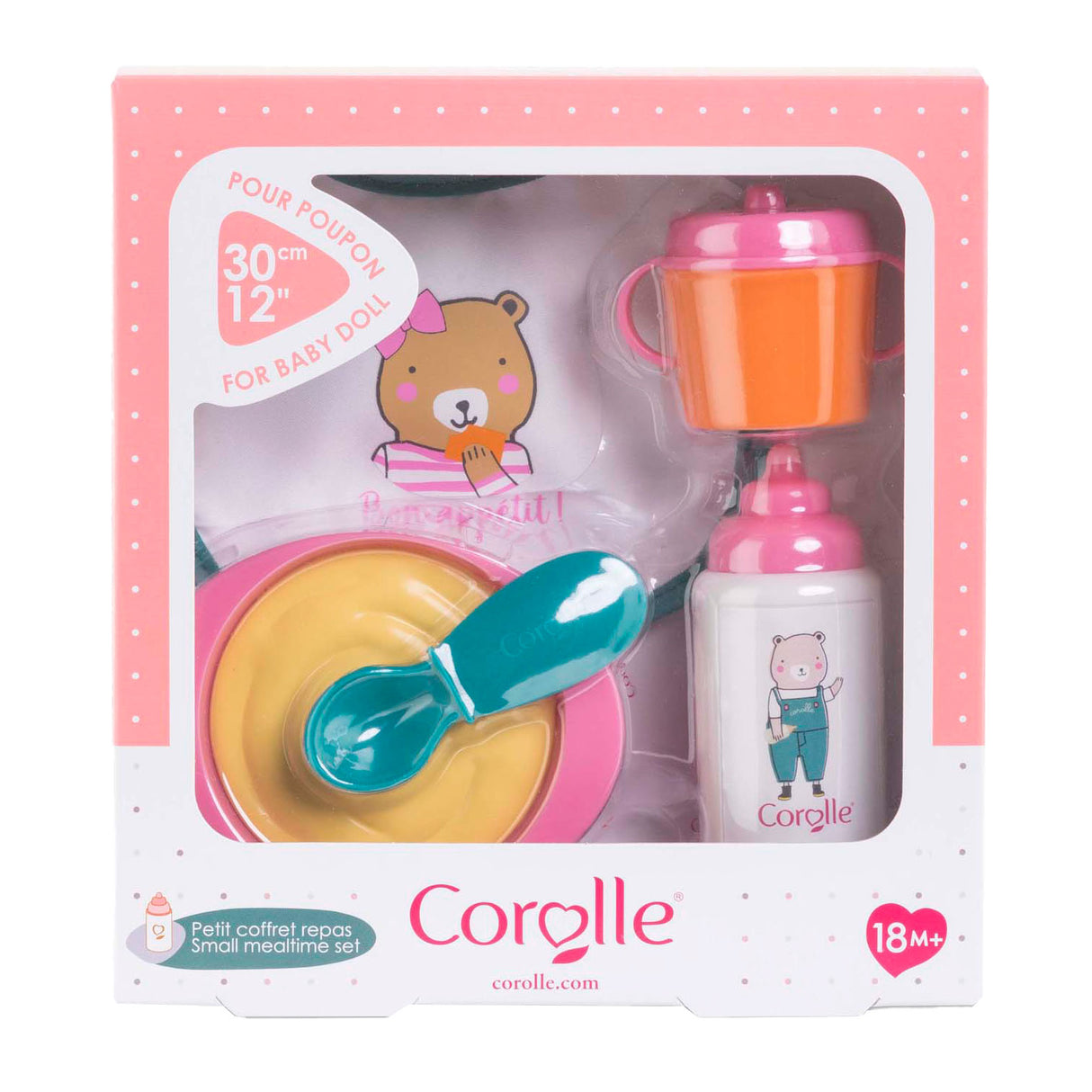 Petit coffret repas Corolle pour poupée bébé