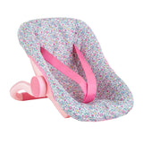 Corolle poupées porte bébé fleurs baby doll 36cm jouet rose.