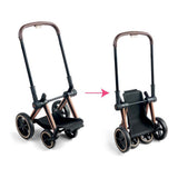 Landau de poupée Corolle noir 3 en 1 pour poupée bébé de 36-42cm