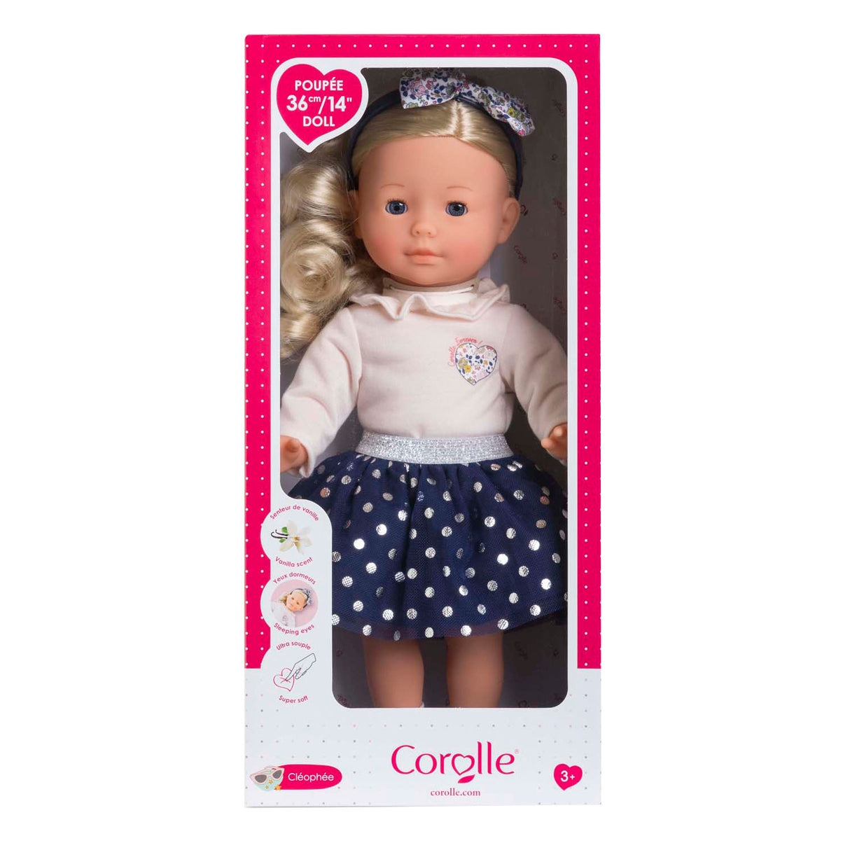 Poupée Corolle cléophée, 36cm.