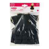 Robe noire Corolle pour poupée bébé, 36cm