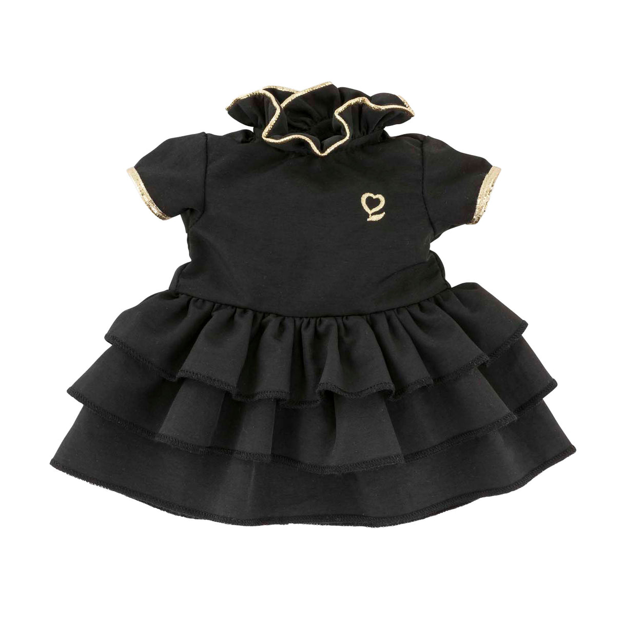 Robe noire Corolle pour poupée bébé, 36cm