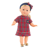 Robe de vacances et bandeau Corolle pour poupée bébé, 36cm