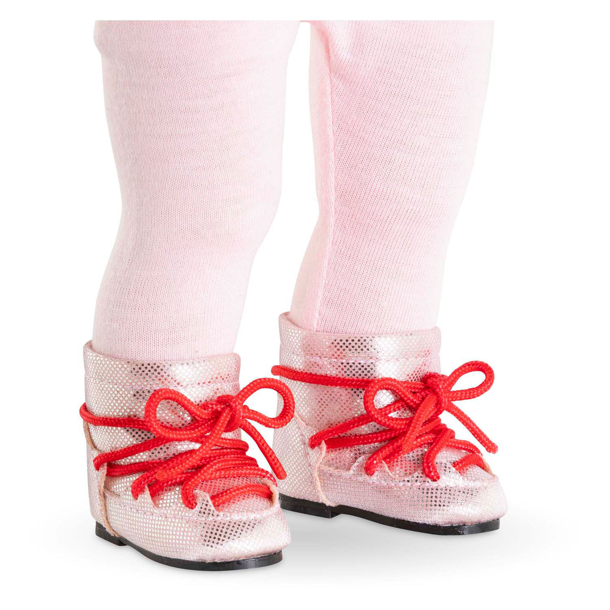 Bottines de neige Corolle rose pour poupée, 36cm