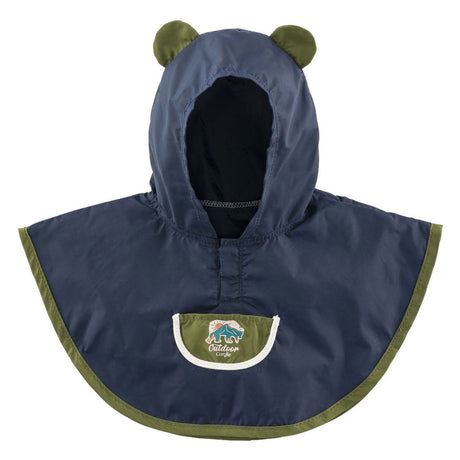 Costume de poupée poncho de pluie Corolle petit explorateur 30cm bleu.
