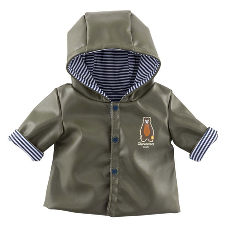 Imperméable pour poupée Corolle - accessoire poupée 36cm imprimé ours en peluche.