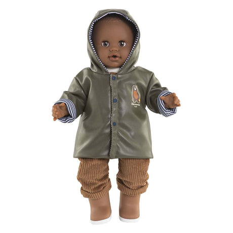Imperméable pour poupée Corolle - accessoire poupée 36cm imprimé ours en peluche.