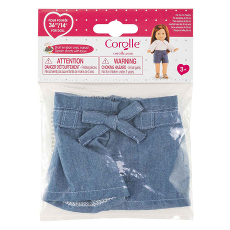 Corolle ma poupée short en jean avec noeud - 36cm