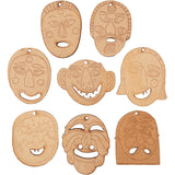 Masques d'entreprise Creativ, taille 5,5-7 cm, épaisseur 4 mm, 24 pièces, 1 boîte