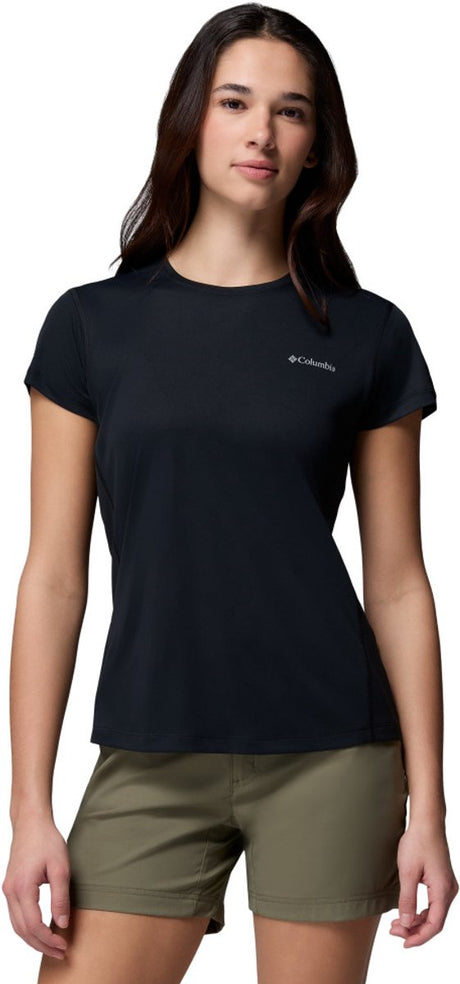 Chemise outdoor femme Columbia Zero Rules™ Light ss Crew - noir