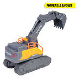 Dickie Volvo a suivi l'excavatrice de l'excavateur