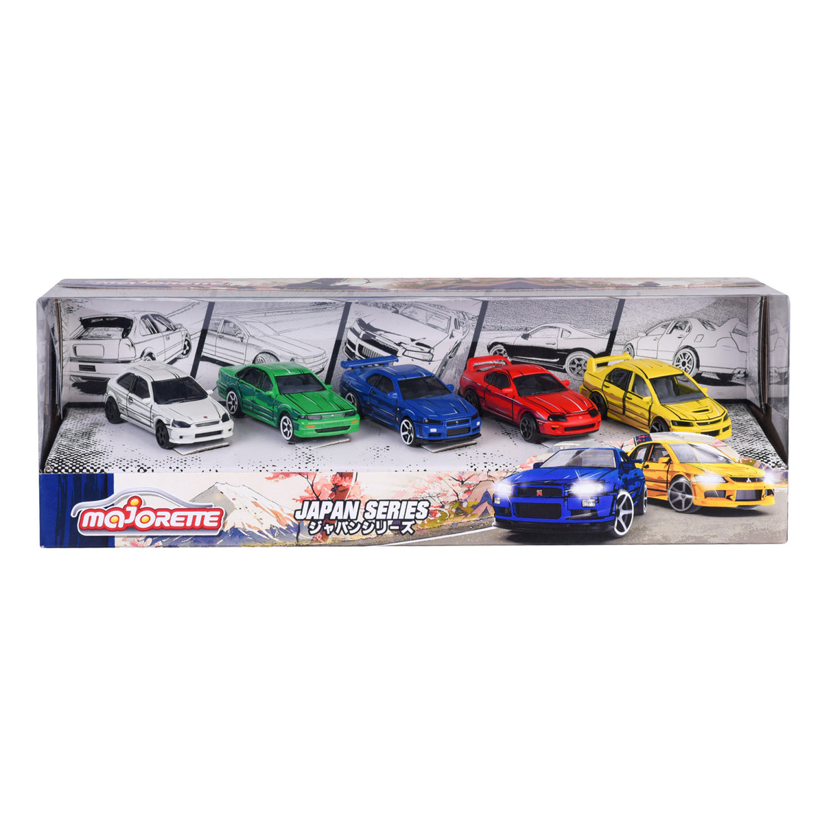 Majorquette Japan Series Die-Cast Cars Giftpack, 5e.