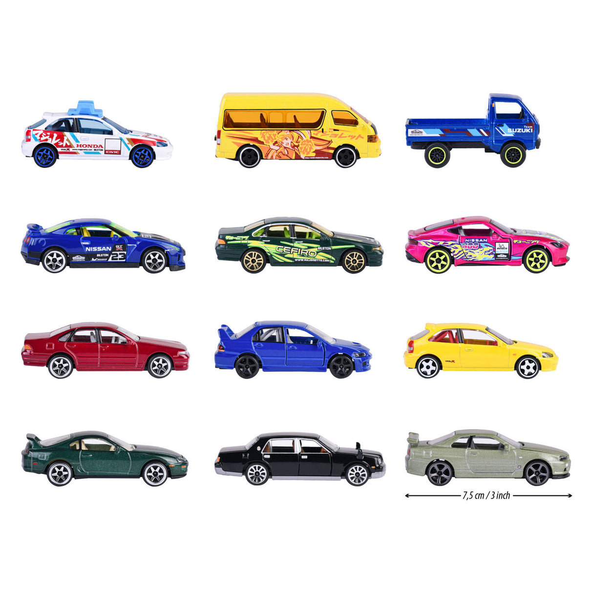 Majorquette Japan Die Die Cast Cars Bonus Pack, 5e.