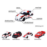 Majorette Toyota Die Cast Racing Cars Giftpack, 5st.