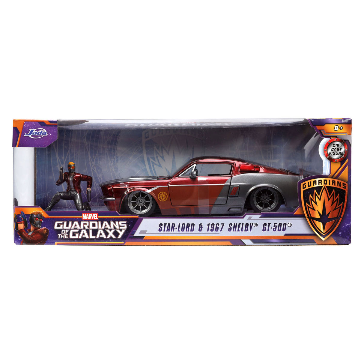Jada Toys Jada Die Cast Marvel Star Lord 1967 Ford Mustang 1:24