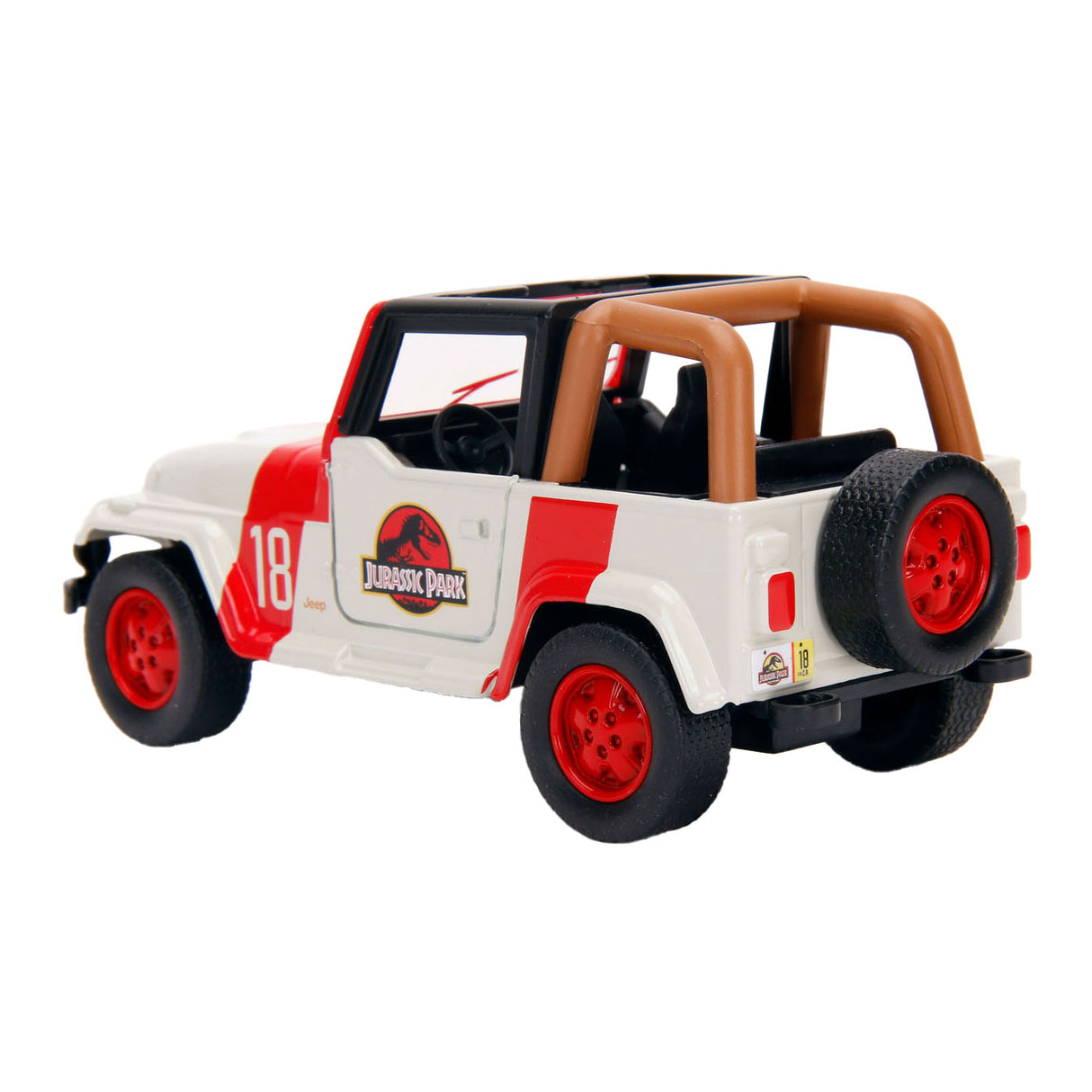 Jada jouets Jada moulé sous pression monde jurassique jeep wrangler 1:32
