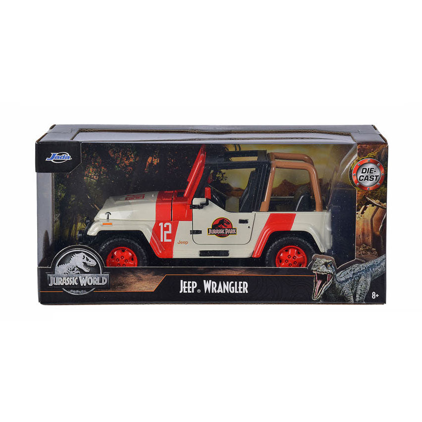 Jada Toys Jada Die obsazení Jurassic World 1992 Jeep Wrangler 1:24