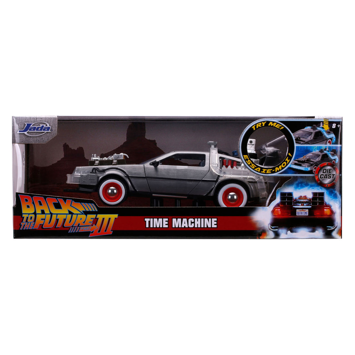 Jada Toys Jada Die Cast Time Machine (tillbaka till framtiden 3) 1:24