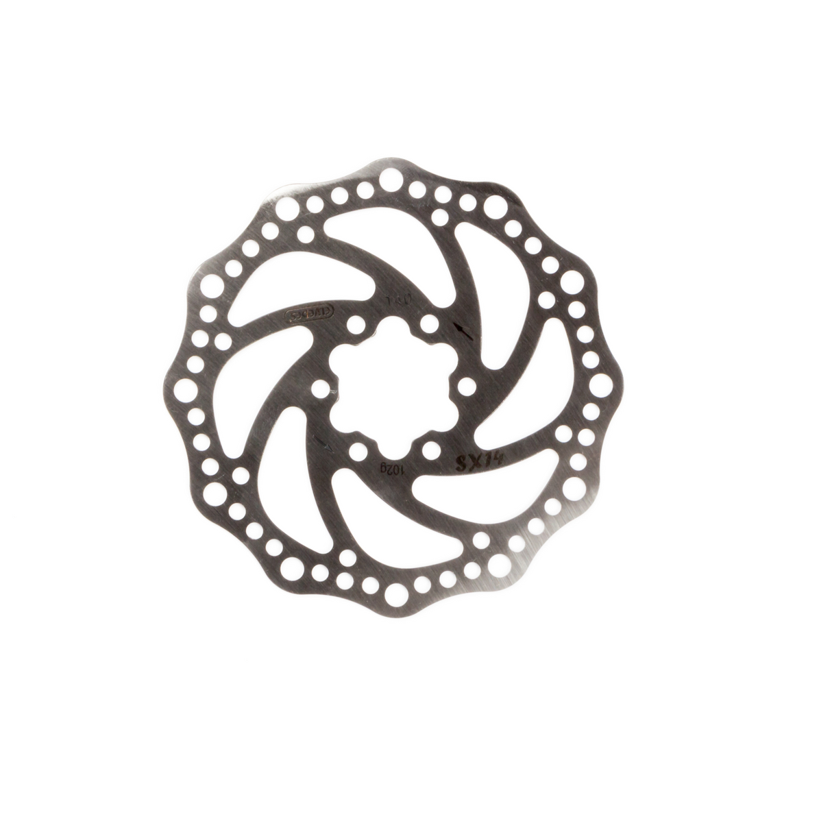 Disque de frein Elvedes SX14 140 mm 6 nash argent