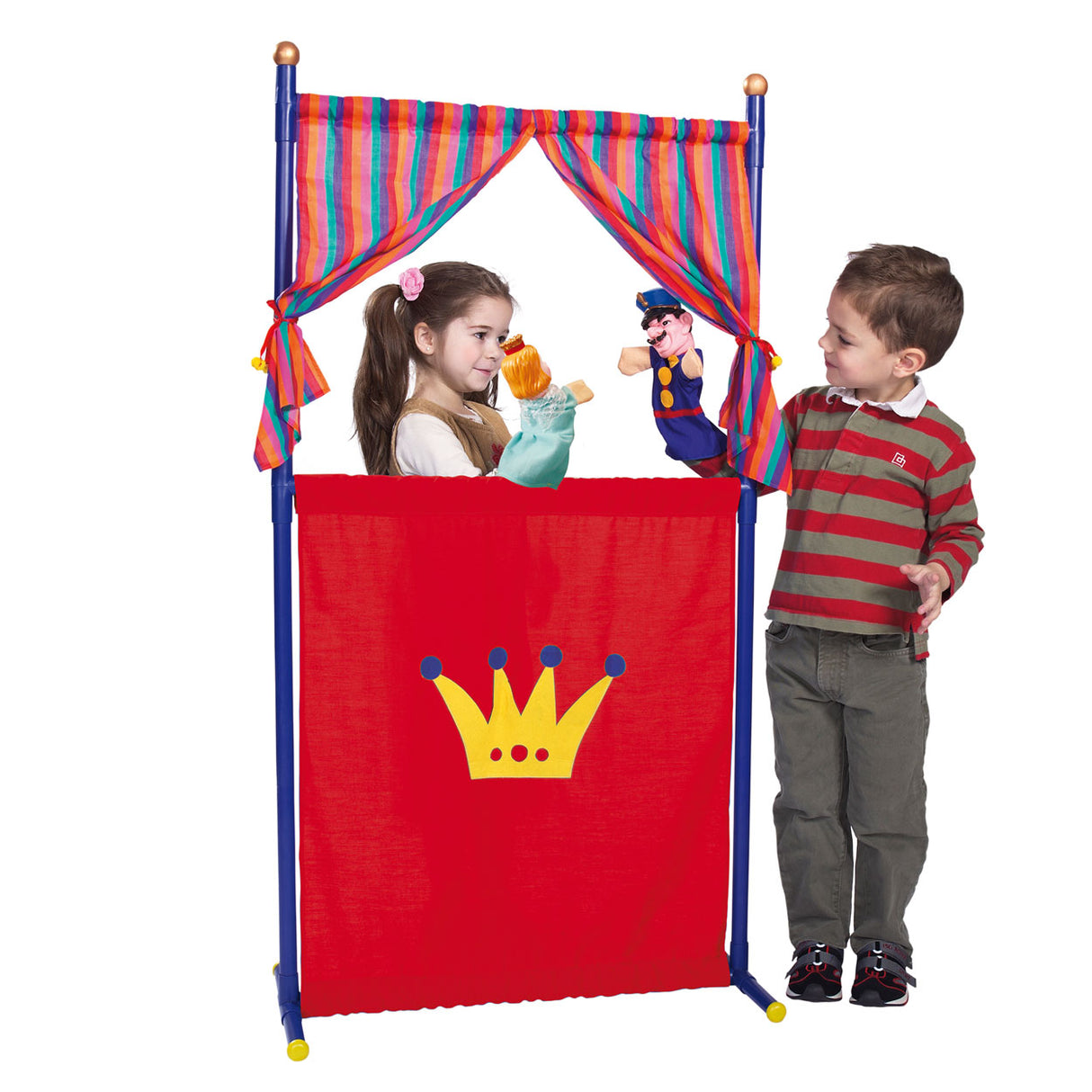 Simba Poppen Theater mat 4 Hand Puppets