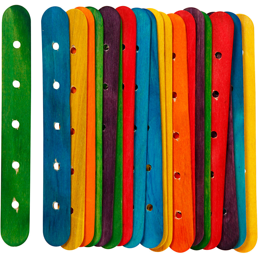 Bâtons de construction Creativ Company, différentes couleurs, 20 pcs.