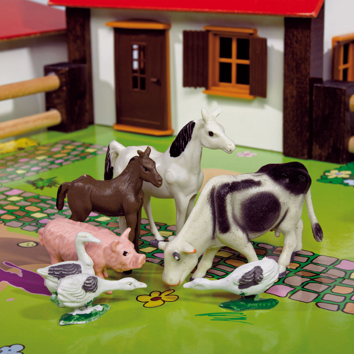 Ferme Eichhorn avec. animaux et accessoires