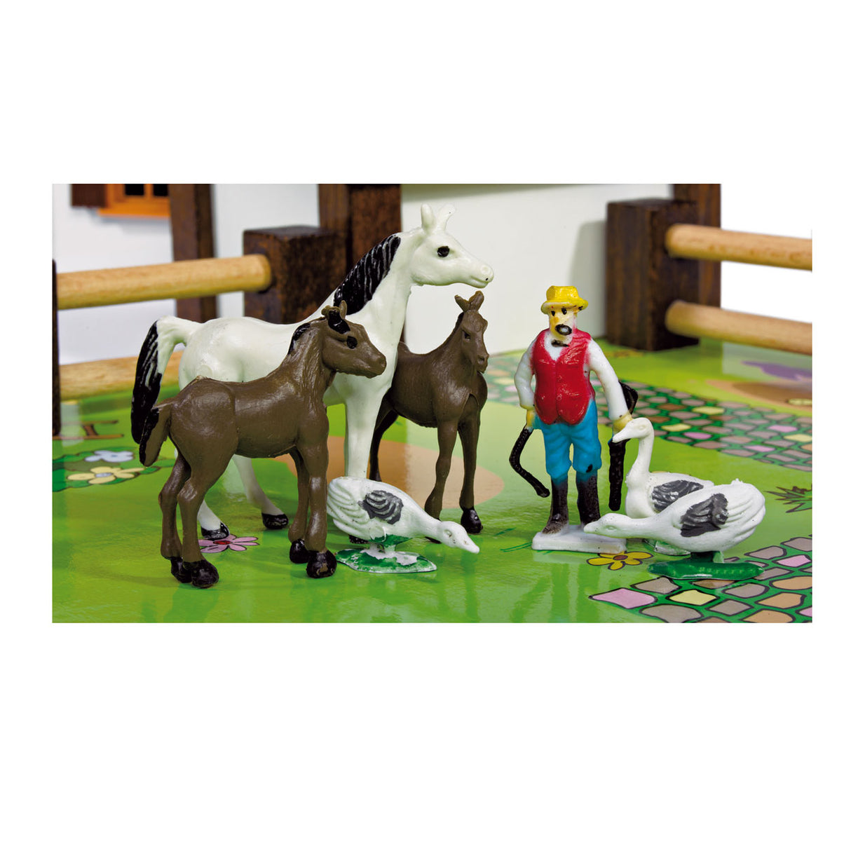 Ferme Eichhorn avec. animaux et accessoires