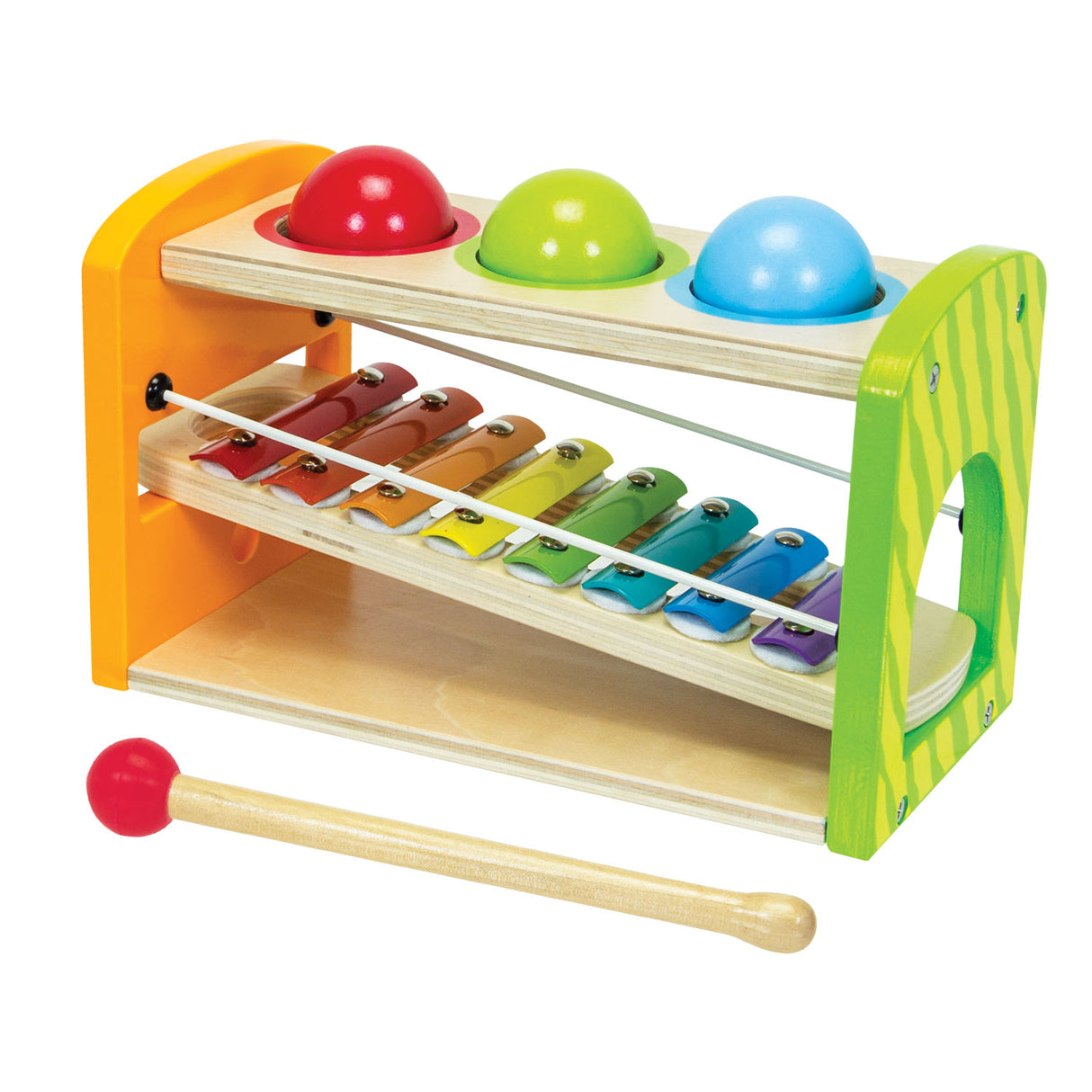 Banc de marteau Eichhorn avec xylophone, 5 pièces.