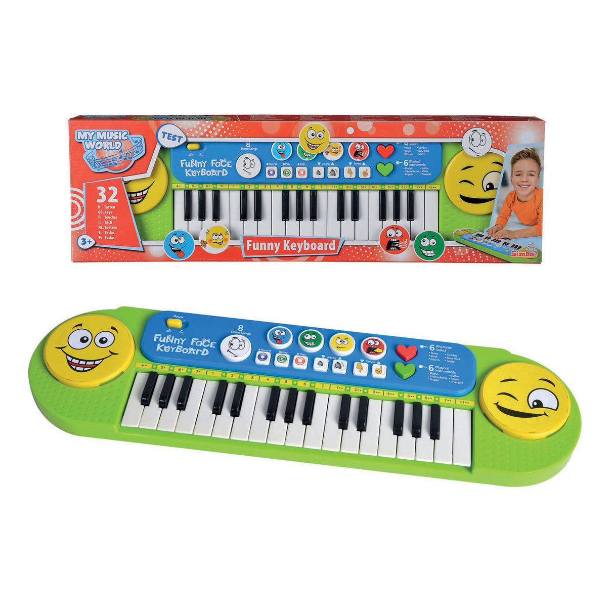 Simba meng Musekswelt smiley Tastatur