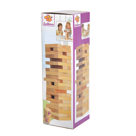Tour d'empilage en bois Eichhorn, 54 pcs.