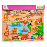 Eichhorn Holz Mega Noppen -Puzzle