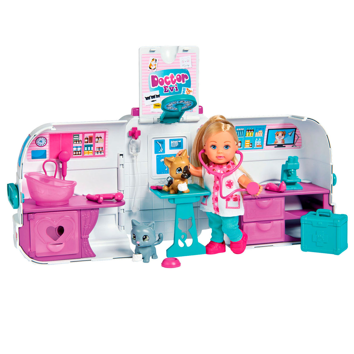 Evi Love Doctor Animal Ambulance, 2in1