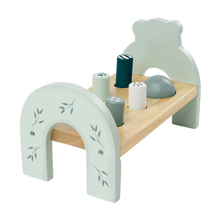 Eichhorn jouet en bois banc marteau panda - jouet éducatif pour enfants.