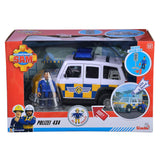 Simba Fireman Sam Police Auto 4x4 avec une silhouette