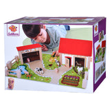 Ferme en bois Eichhorn avec accessoires, 20 pcs.