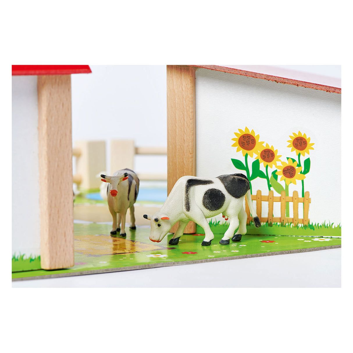 Ferme en bois Eichhorn avec accessoires, 20 pcs.