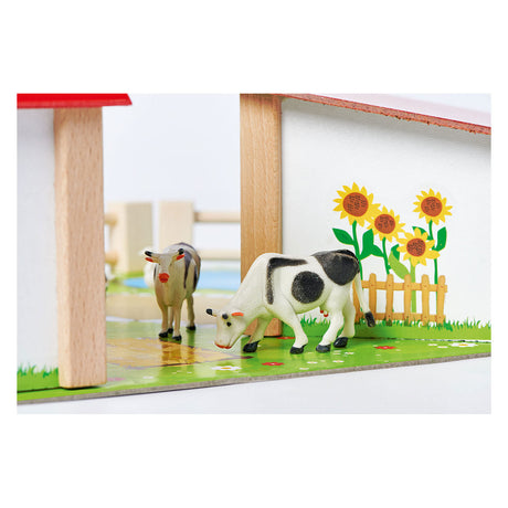 Ferme en bois Eichhorn avec accessoires, 20 pcs.