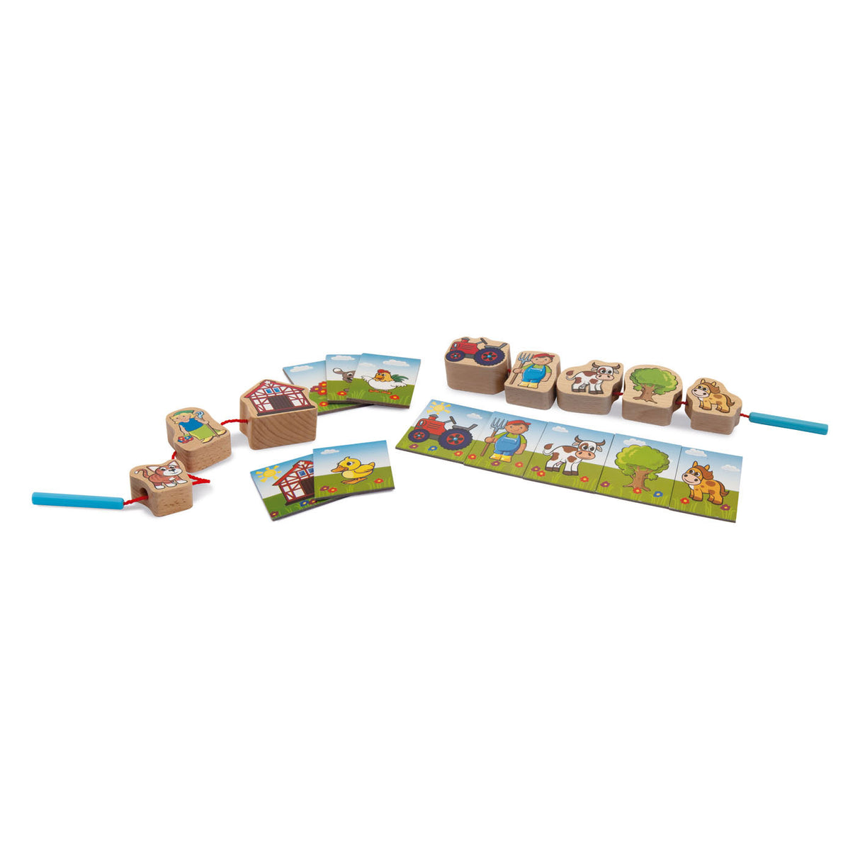 Jeu de cordage en bois Janod 13 pcs.