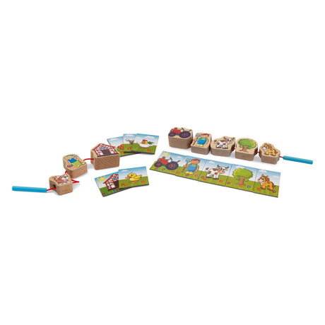 Jeu de cordage en bois Janod 13 pcs.