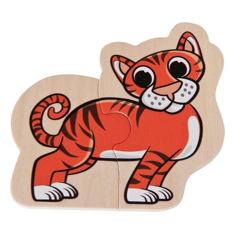 Puzzle animaux en bois Eichhorn, 16 pcs.