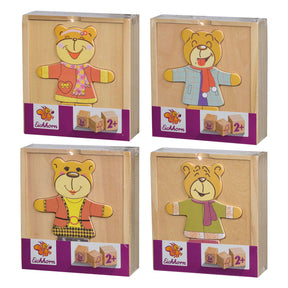 Ours puzzle en bois Eichhorn, 20 pcs.