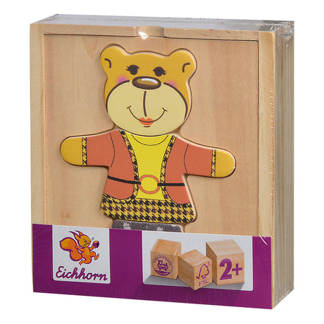 Ours puzzle en bois Eichhorn, 20 pcs.