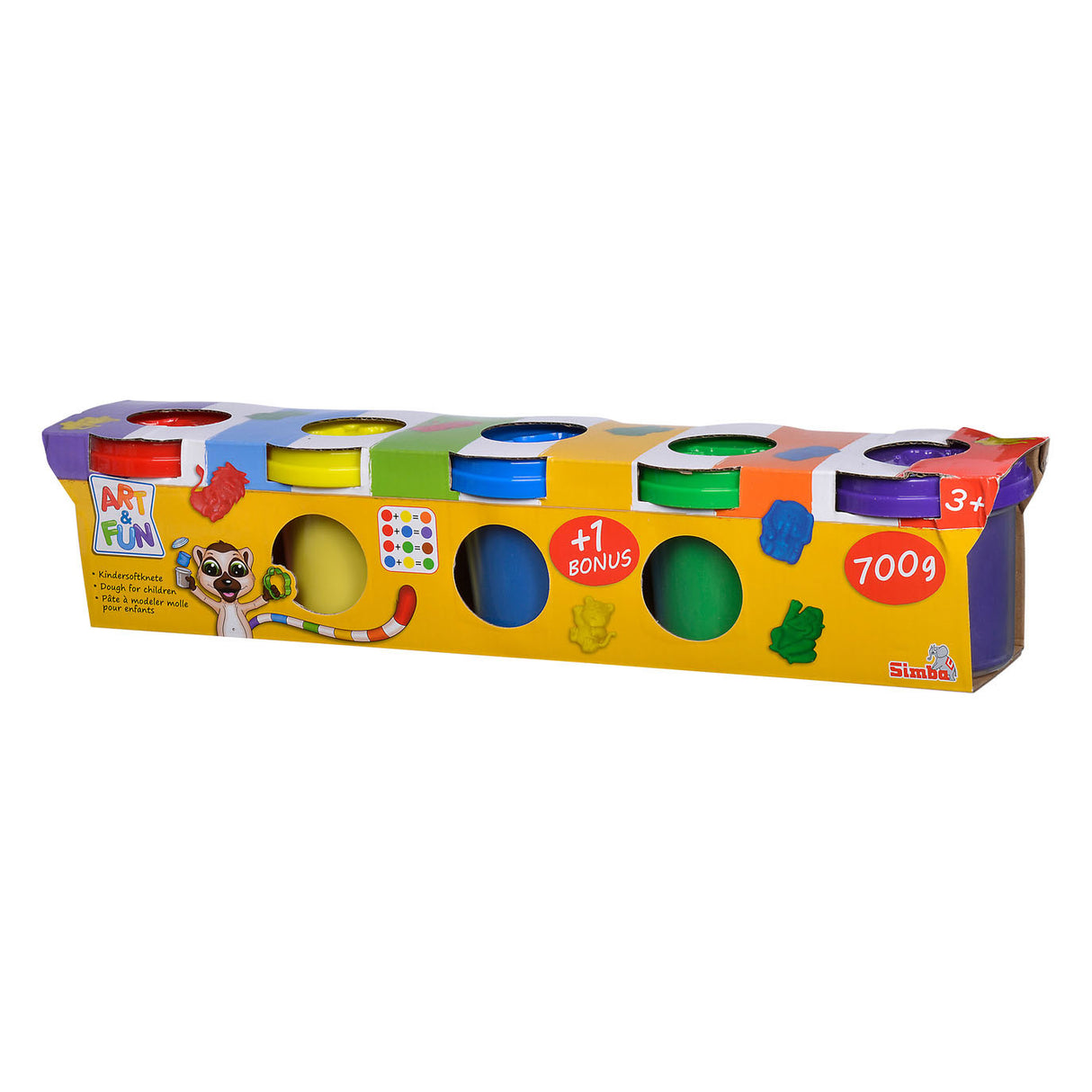 Argile pour enfants Simba art fun - 5 pots en argile